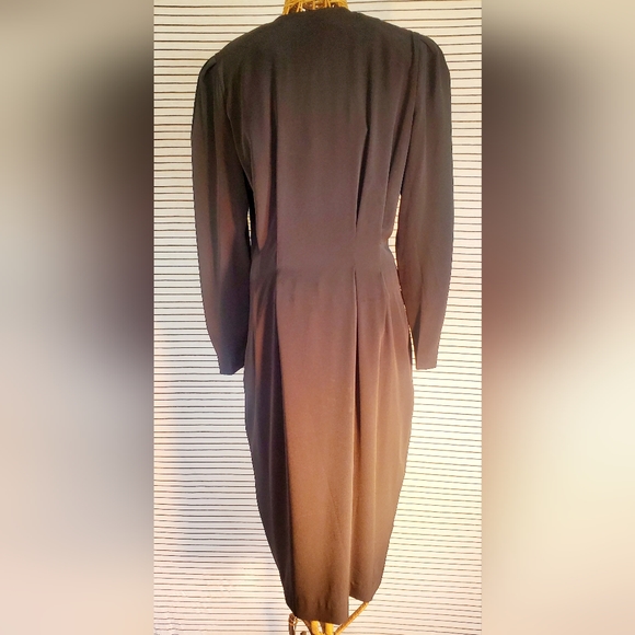 90s VINTAGE BLACK DRESS - Picture 2 of 5